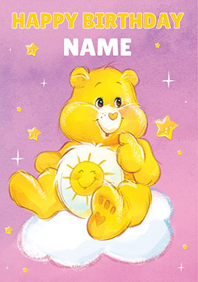 Funshine Care Bear Birthday Card