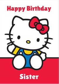 Tap to view Hello Kitty Sister Birthday Card