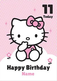 Tap to view Hello Kitty Age 11 Birthday Card