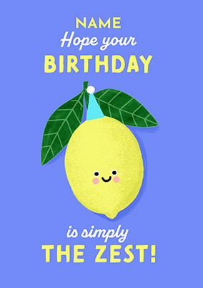 Simply Zest Birthday Card