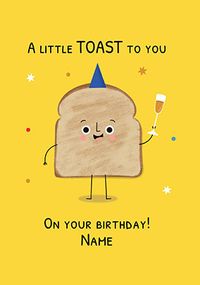 Tap to view Little Toast On Your Birthday Card