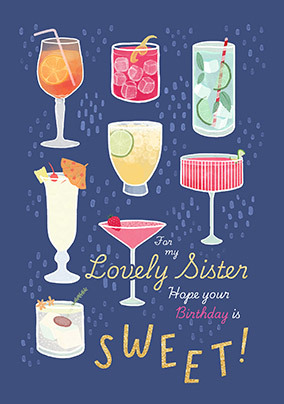 Sister Hope Your Birthday Is Sweet Card