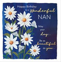 Tap to view Painted Daisies Birthday Card for Nan