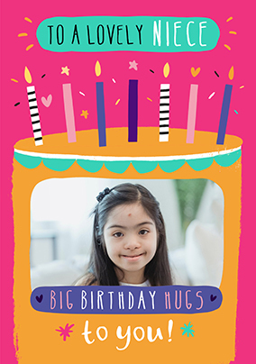 Lovely Niece Photo Upload Birthday Card