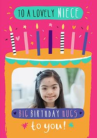 Tap to view Lovely Niece Photo Upload Birthday Card