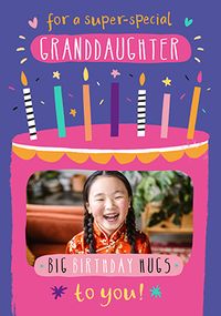 Tap to view Super Special Granddaughter Photo Birthday Card