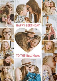 Tap to view Happy Birthday To The Best Mum 11 Photo Card