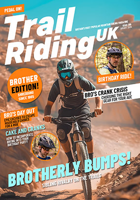 Trail Riding Magazine Brother Birthday Photo Card