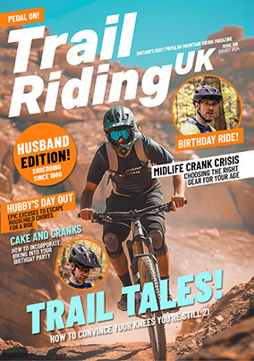 Trail Riding Magazine Husband Birthday Photo Card