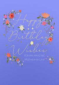 Tap to view Amazing Mother-in-Law Floral Birthday Card