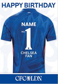 Tap to view Chelsea Football T-shirt Birthday Card
