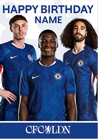 Tap to view Chelsea Football Players Birthday Card