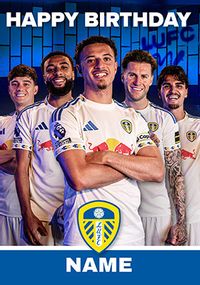 Tap to view Leeds Male Football Players Birthday Card