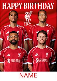 Tap to view Liverpool Football Players Birthday Card