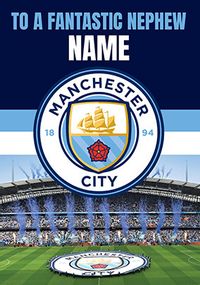 Tap to view Manchester City Football Birthday Card