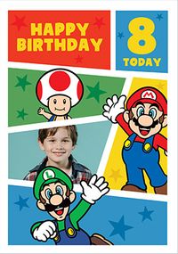Tap to view Super Mario Birthday Photo Card
