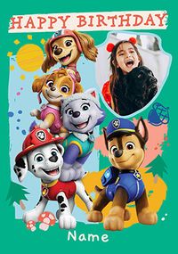 Tap to view Paw Patrol Happy Birthday Photo Card