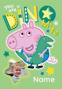 Tap to view Peppa Pig Georgie Birthday Photo Card
