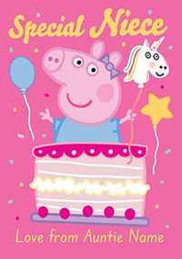 Tap to view Peppa Pig Special Niece Birthday Card