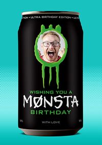 Tap to view Monsta Birthday Photo Upload Card