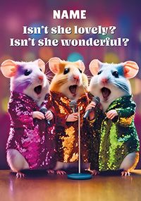 Tap to view Isn't She Lovely Birthday Card