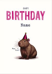Tap to view Capibara Birthday Card