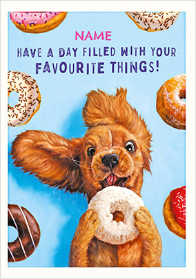 Sweet Puppy Birthday Card