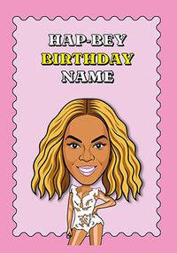 Tap to view Famous Faces Beyonce Spoof Birthday Card
