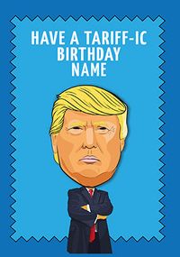 Tap to view Famous Faces Donald Trump Spoof Birthday Card