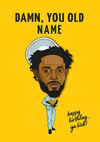 Tap to view Famous Faces Kendrick Lamar Spoof Birthday Card