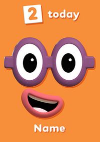 Tap to view Numberblocks 2 Today Birthday Card