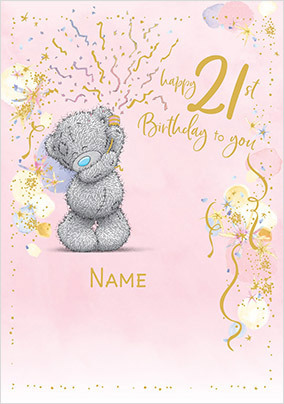 Me To You - Happy 21st Birthday Card