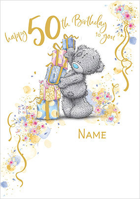 Me To You - Happy 50th Birthday Card