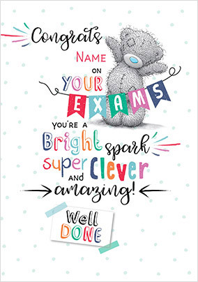 Me To You - Congrats on Your Exams Card