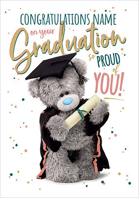 Me To You - Graduation Congratulations Card