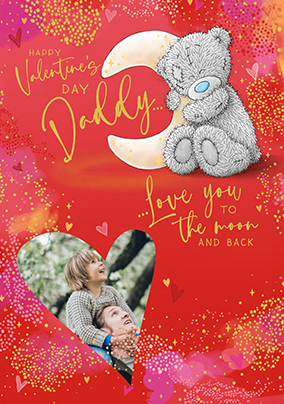 Me To You To Daddy Valentine's Day Photo Card