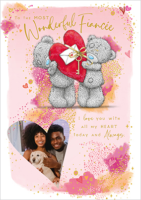 Me To You Fiancee Valentine's Day Photo Card