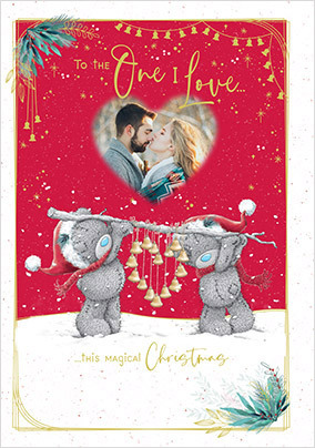 Me To You One I love Christmas Photo Card