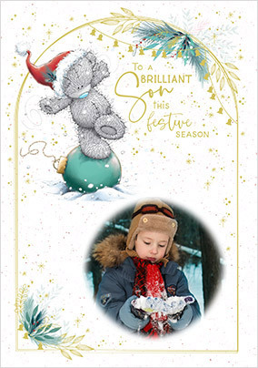 Me To You Son Christmas Photo Card