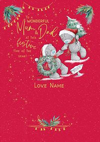 Tap to view Me To You Wonderful Mum And Dad Christmas Card