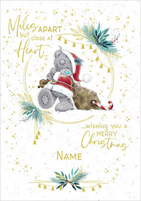 Me To You Miles Apart Christmas Card