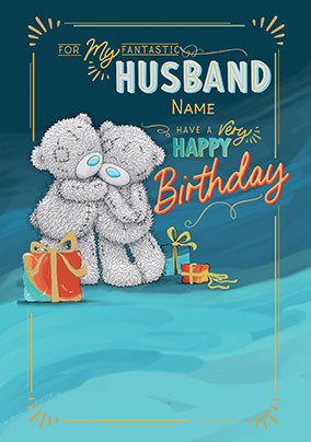 Me To You - Fantastic Husband Birthday Card