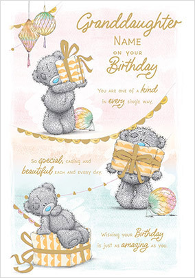 Me To You - Granddaughter Birthday Card