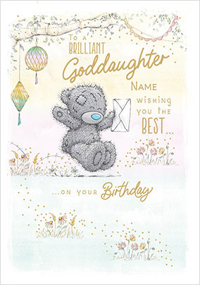 Me To You - Brilliant Goddaughter Birthday Card