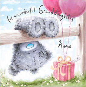 Me To You - Wonderful Granddaughter Square Birthday Card