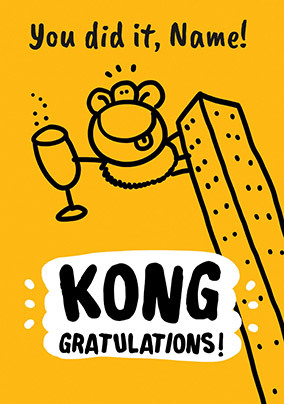 Congratulations Kong Card