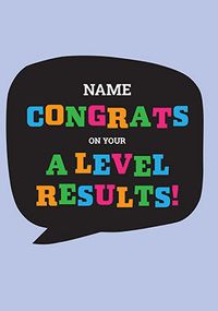 Tap to view Congratulations On Your A-Level Exam Results Card