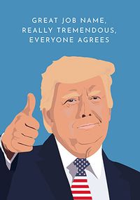 Tap to view Trump Spoof Congratulations Card
