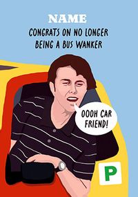 Tap to view Driving Test Congratulations Inbetweeners Spoof Card