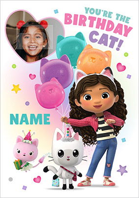 You're The Birthday Cat Photo Card